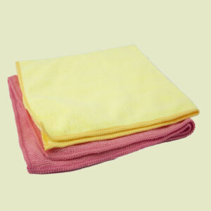 Fiber Cloth Pink & Yellow